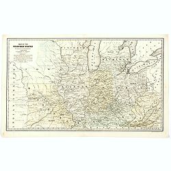 Map of the Western States designed to accompany Smith's Geography for Schools.