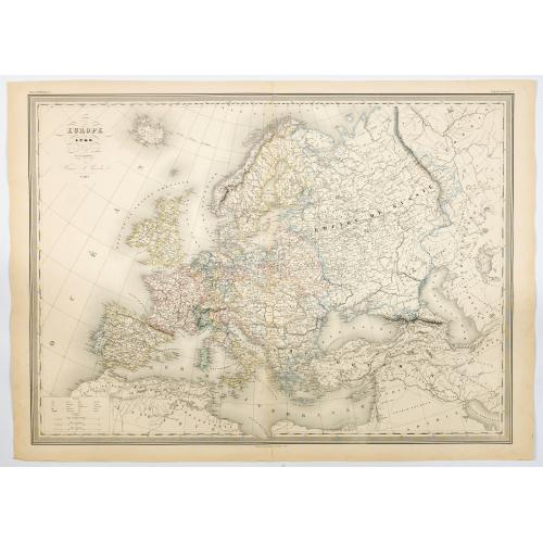 Old map image download for Europe en 1789 (1861).