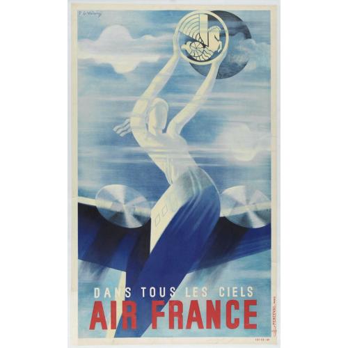 Old map image download for Air France dans tous les ciels.