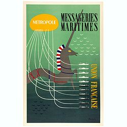 Metropole, Messageries Maritimes Union Française.