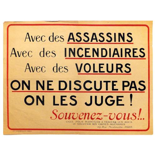 Old map image download for Avec des assassins, avec des incendiaires, avec des voleurs on ne discute pas on les juge! . . .