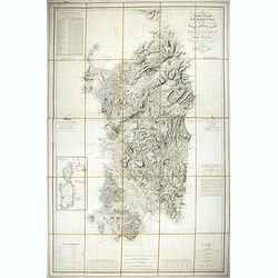 Carta dell isola e regno di Sardegna.