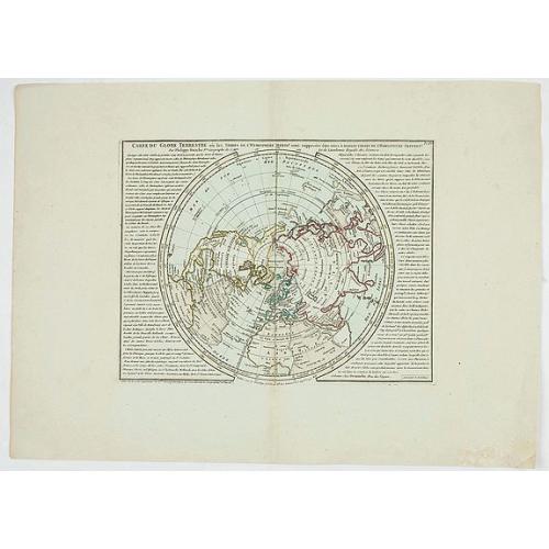 Old map image download for Carte du globe terrestre où les terres de l'hémisphère méridl sont supposées être vues à travers celles de l'hémisphère septentl.