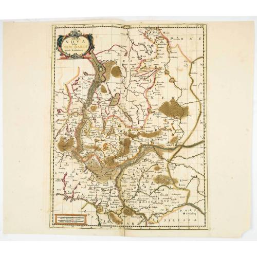 Old map image download for Marchia Nova Vulgo New Marck in March Brandenburg.