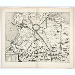 La siege de Hulst Per Son Altesse la Prince dOrangie 1645. / De belegeringe van de stadt Hulst.