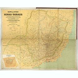 Mappa do estado de Minas Geraes.