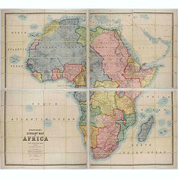 Stanford's library Map of Africa.