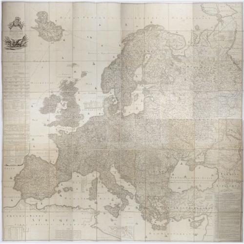 Old map image download for Carte de l'Europe dediée a Son Altesse royale Monseigneur Charles Louis archiduc d'Autriche, prince royal de Hongrie et de Bohéme, chevalier de la Toison d'Or, Grand-Croix de l'ordre...