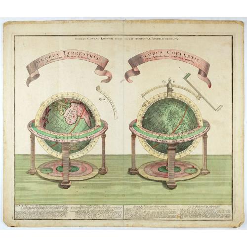 Old map image download for Globus Terrestris../.. Coeles