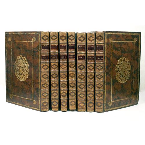 Rare, antique map of  (Chatelain "Atlas Historique" in 7 volumes.]