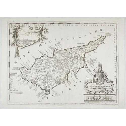 Old map image download for Acamantis insula hogidi Cipro . . .