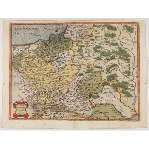 Old map image download for POLONIAE finitimarumque locorum descrip:tio. Auctore WENCESLAO GRODECCIO. Polono.