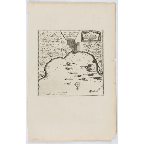 Old map image download for La Rade de Batavia . . .