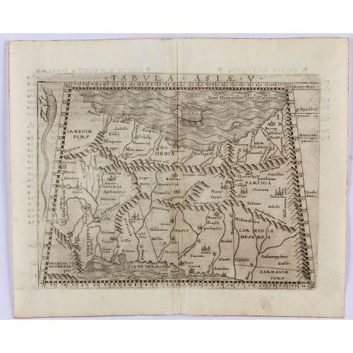 Old map image download for Tabula Asiae V (Iran, Eastern Iraq)