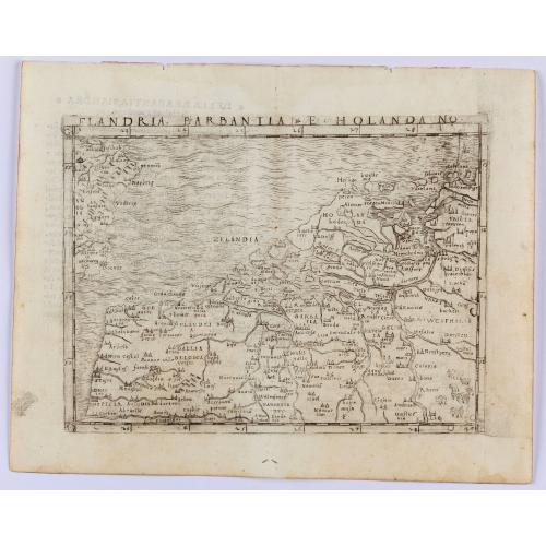 Old map image download for Flandria Barbantia e Holanda No.