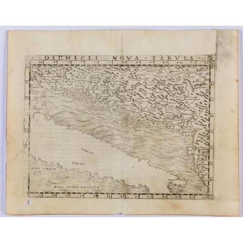 Old map image download for Dalmacia Nova Tabula.