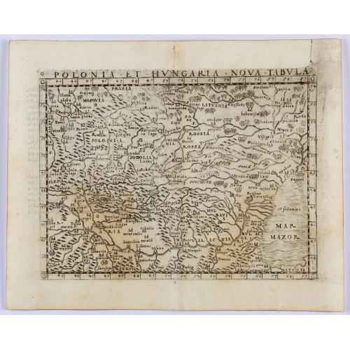 Old map image download for Polonia et Hungaria Nova Tabula.