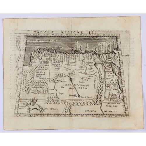 Old map image download for Tabula Aphricae III.