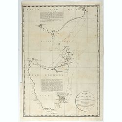 Kaart van Basses Straat, tusschen Nieuw Zuid Wales en Van Diemens-Land ... Heer Flinders ... 1798-1799. . .