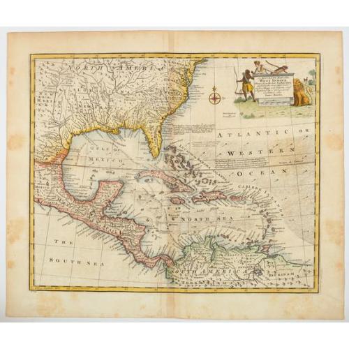 Download a free HR-image of  An accurate map of the West Indies : drawn from the best authorities, assisted by the most approved modern maps and charts, and regulated by astronomica. . .