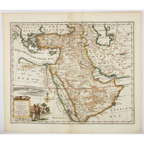 Old map image download for A New & Accurate Map of Turky in Asia, Arabia &c., drawn from the best Authorities. . .