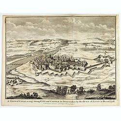 A view of Cassel, a very strong city in Italy, taken by the Duke of Savoy in Decem.r 1706