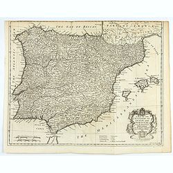 A mapof the Kingdom of Spain and Portugal from the latest & best Observations. . .