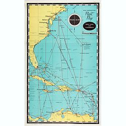 Pan American Airways New York - Caribbean.