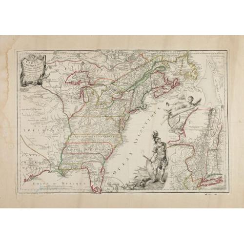 Old map image download for Carte de l'Amerique Septle. Pour Servir a l'intelligence de la Guerre entre les Anglois et les Insurgents...