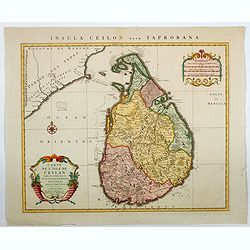 Carte de L'Isle de Ceylan. . . / Insula Ceilon olim Taprobana.