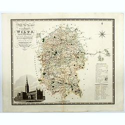 Map of the County of Wilts from an actual survey in the years 1919 & 1820. . .