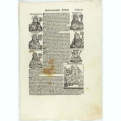 [Text page with Kings and Popes, folio CXLVIII ].