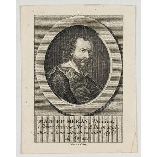 Old map image download for M.Merian, l'Ancien célébre graveur . . .
