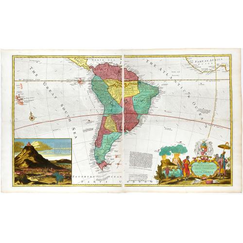 Old map image download for ...this map of South America...