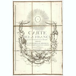[Title cartouche from Carte de la France]