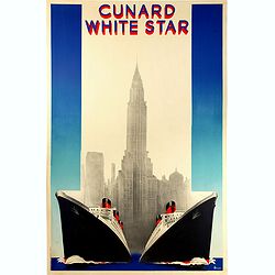 Cunard White (Queen Mary et Queen Elizabeth de la Cunard Line).