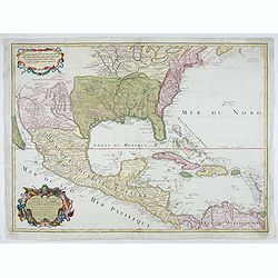 Carte du Mexique et des Etats Unis d'Amérique…