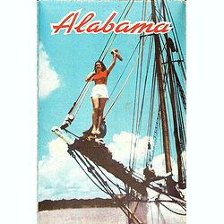 Alabama. Official Highway map 1942.
