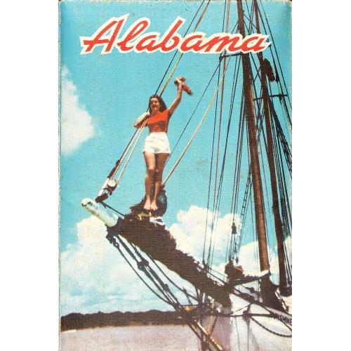 Old map image download for Alabama. Official Highway map 1942.