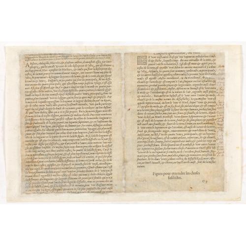 Rare, antique map of  Typus Universalis Terrae, Iuxta Modernorum Distinctionem Et Extensionem Per Regna Et Provincias.