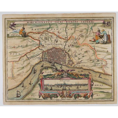 Old map image download for Marchionatus Sacri Romani Imperii.