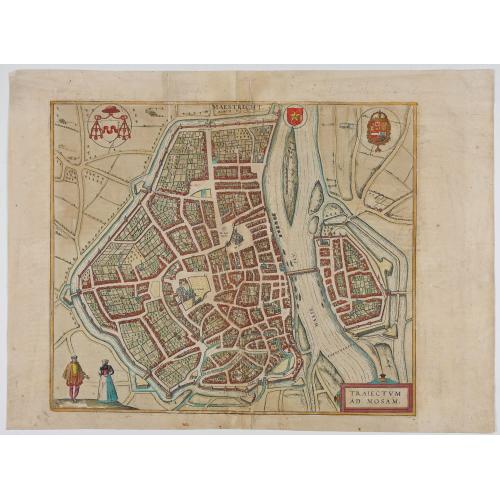 Old map image download for Traiectum ad Mosam. [Maastricht]