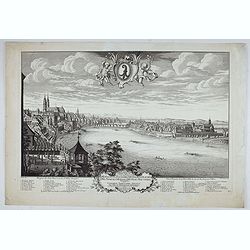 Prospect der Statt Basel von der St Alban Vorstraat - Vu¨e et perspective de la ville de Bâle du côté du Faubourg de St Albon.