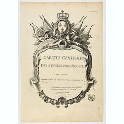 [Title page] Cartes generales de la geographie nouvelle . . . Tome Second.