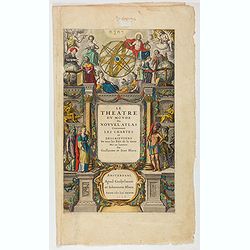 [Title page] Le Theatre du Monde ou le nouvel atlas contenant les chartes et descriptions de tous les Païs de la Terre mis en lumière par Guillaume et Jean Blaeu.