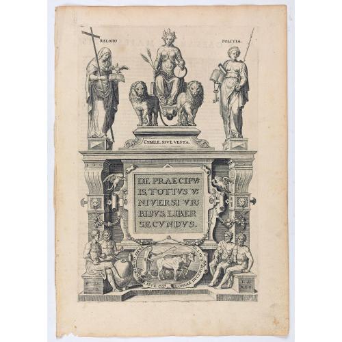 [Title page] De Praecipuis, Totius Universi Urbibus, Liber Secundus.