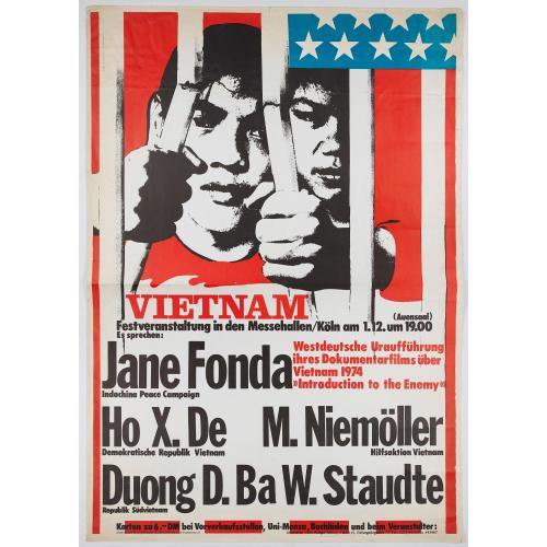 Vietnam Festveranstaltung … Jane fonda Indochine peace campaign, Ho X. De . . .