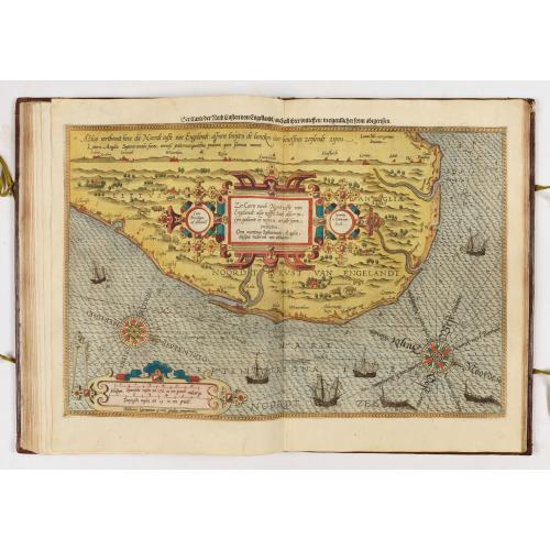 Old map image download for First German text edition of the Spieghel der Zeevaerdt…