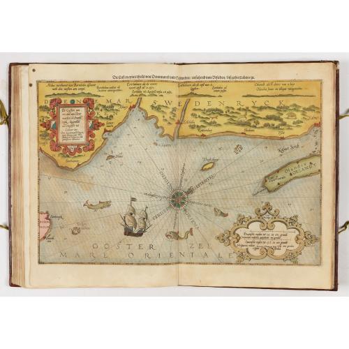 Old map image download for First German text edition of the Spieghel der Zeevaerdt…