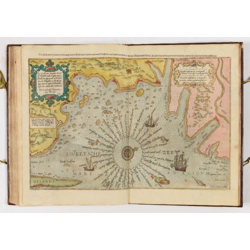 Old map image download for First German text edition of the Spieghel der Zeevaerdt…
